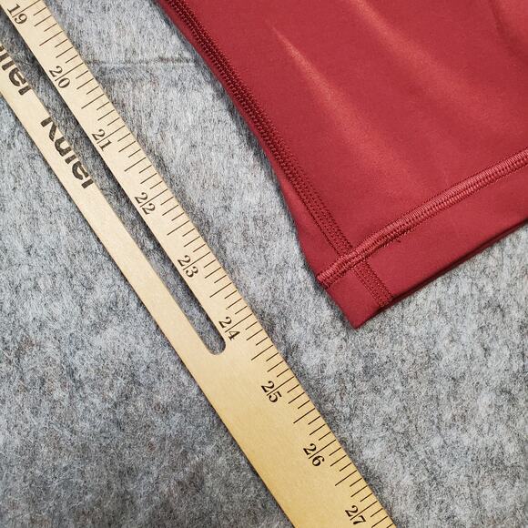 Lululemon Leggings Womens 6 Wunder Train High Rise 25" Sun Bleached Wash Merlot - Picture 5 of 9